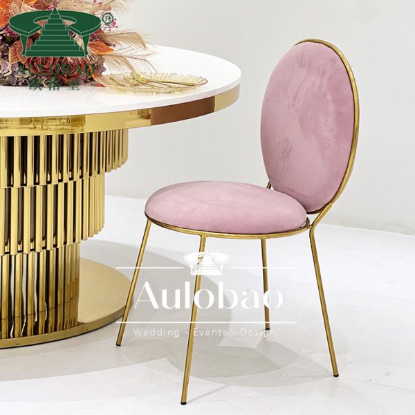 Pink Velvet Chair Dining