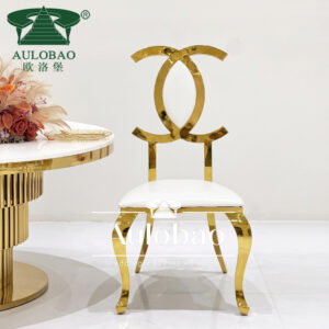 Golden Stainless Steel Chair