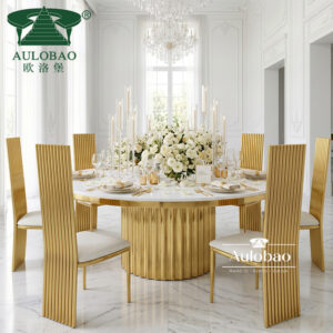 Round Table And Chair Set