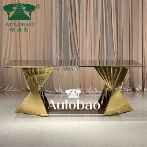 Gold Dining Table Set