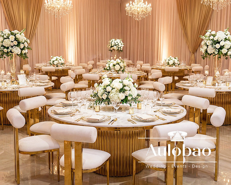 Cylindrical Design Is Redefining Luxury Banquet Furniture