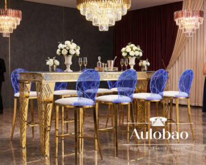 Style a High-End Bar Area for Luxury Banquets and Galas