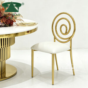 Gold Metal Banquet Chair