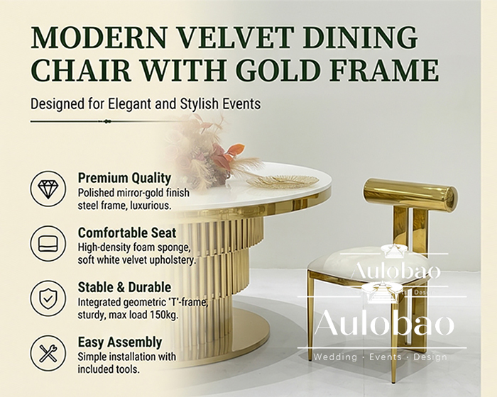 Why Dining Chairs Are Becoming a Wedding Design Essential