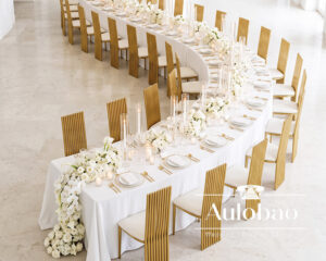 Luxury Tube High Back Wedding Chairs
