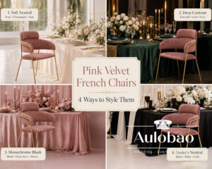 Pink Velvet French Chairs